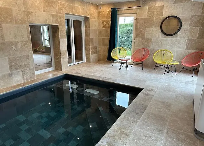 Frignicourt Gite 5 Chambres, Piscine Interieure, Proche Du Der תמונה